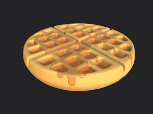 waffle 3D मॉडल