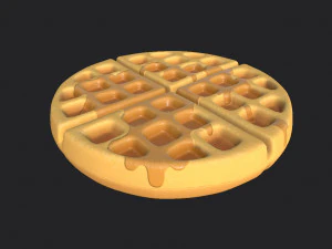 waffle 3D Model