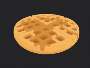 waffle 3D मॉडल