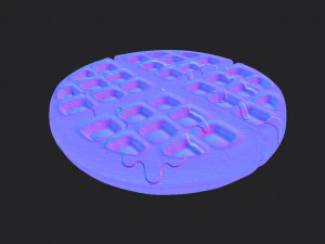 waffle 3D Model