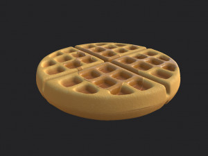 waffle 3D मॉडल