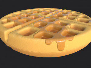 waffle 3D मॉडल