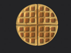 waffle 3D मॉडल