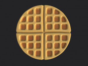 waffle 3D मॉडल
