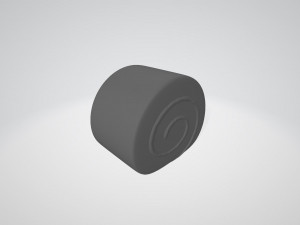 3d cake roll model 3D 模型