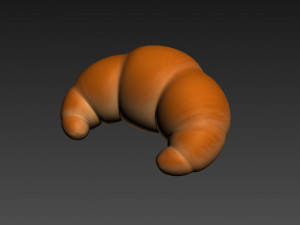 croissant 3D Model