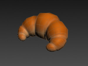 croissant 3D Model