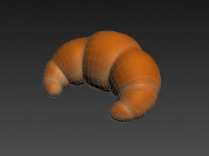 croissant 3D Model