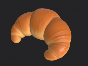 croissant 3D Model