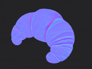 croissant 3D Model