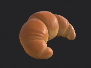 croissant 3D Model