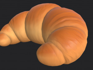 croissant 3D Model