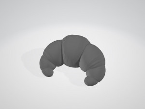 croissant 3D Model