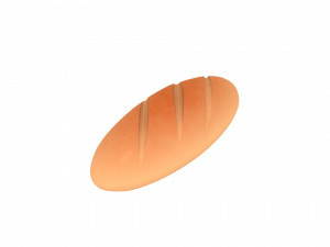 french bread 3D मॉडल