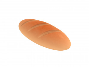french bread 3D Model