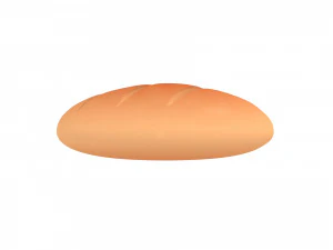 french bread 3D Model