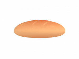 french bread 3D Model