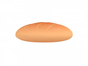 french bread 3D Model