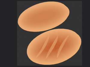 french bread 3D Model