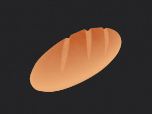 french bread 3D Model