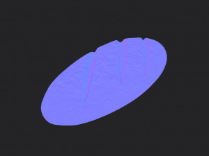 french bread 3D Model