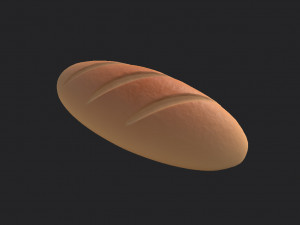 french bread 3D Model