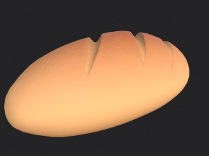 french bread 3D Model