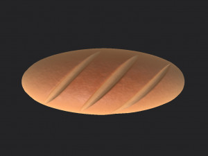 french bread 3D Model