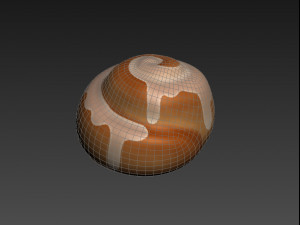 cinnamon roll 3Dモデル