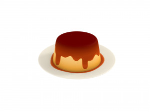 pudding Model 3D