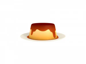pudding 3D Model