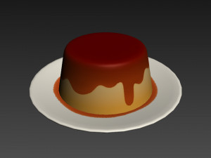 pudding Model 3D