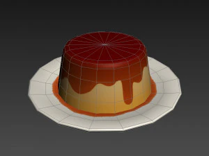 pudding 3D Model