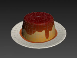 pudding 3D Model