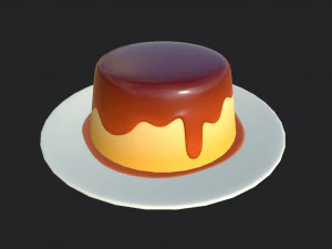 pudding 3D Model