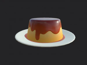 pudding 3D Model