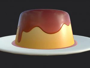 pudding 3D Model