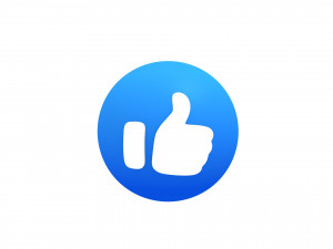 animated facebook like button Modelo 3D