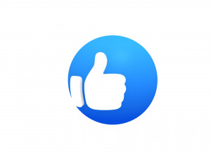 animated facebook like button Modelo 3D