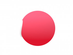 animated facebook love reaction button Modelo 3D
