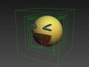animated facebook haha reaction button 3D Model