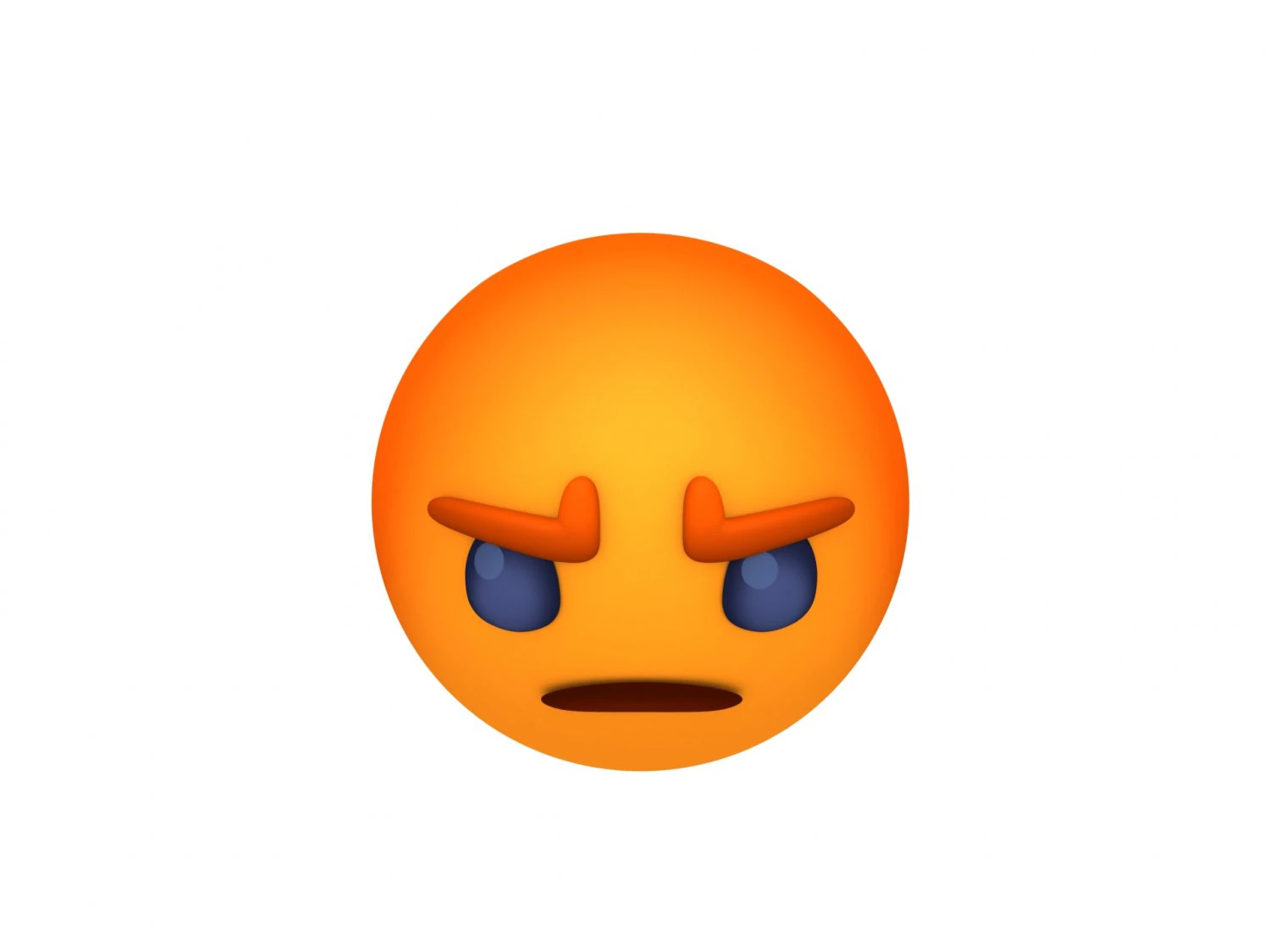 animated facebook angry reaction button 3D Model .c4d .max .obj .3ds .fbx .stl .blend 