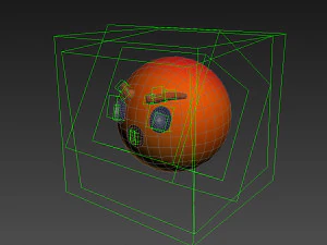 animated facebook angry reaction button 3D Model