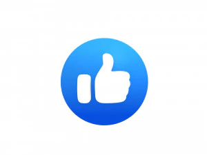 animated facebook reaction button pack 3D Model