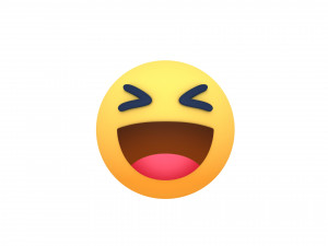 animated facebook reaction button pack Modelo 3D