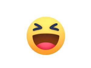 animated facebook reaction button pack 3D Model