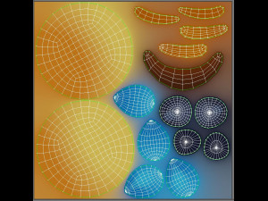 animated facebook reaction button pack Modelo 3D