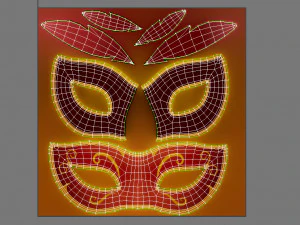 carnival mask 3D Model