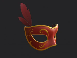 carnival mask 3D Model