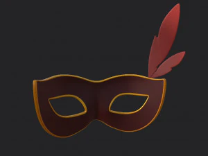 carnival mask 3D Model